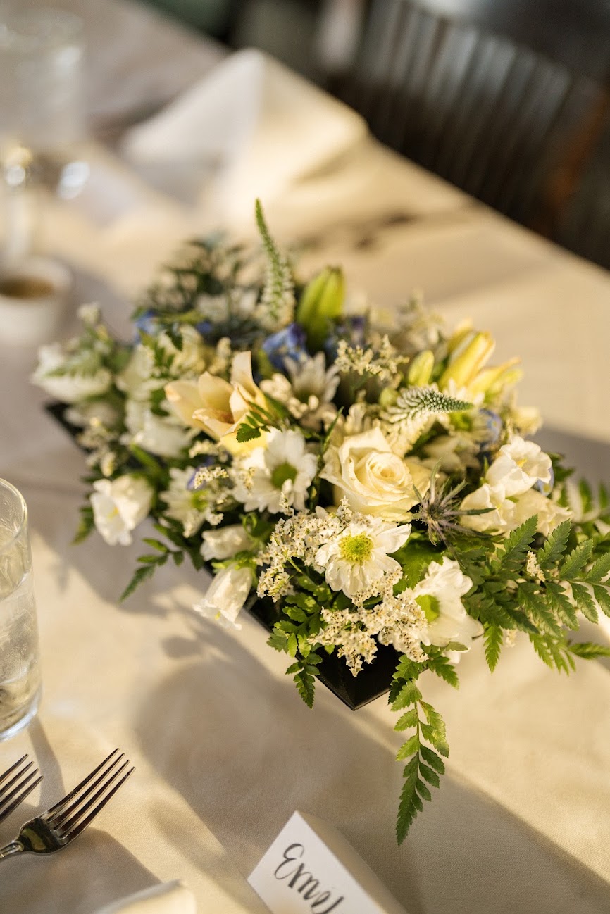 Intimate dinner setting